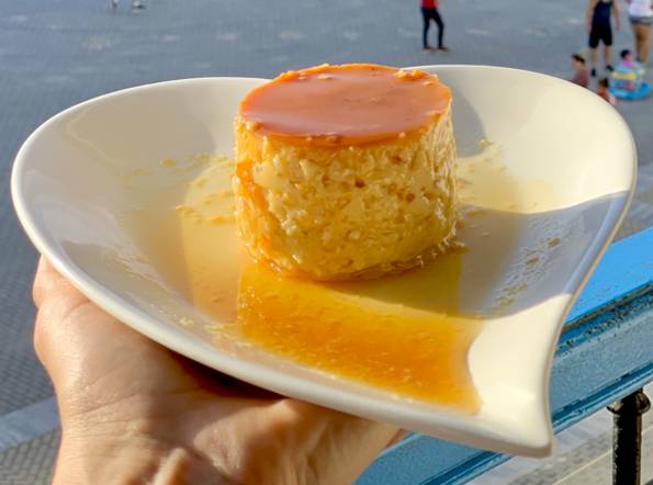 5 Traditional Cuban Desserts Cuban Flan on a heart shaped plate