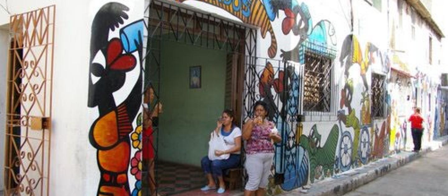 Pintura mural em Camagüey