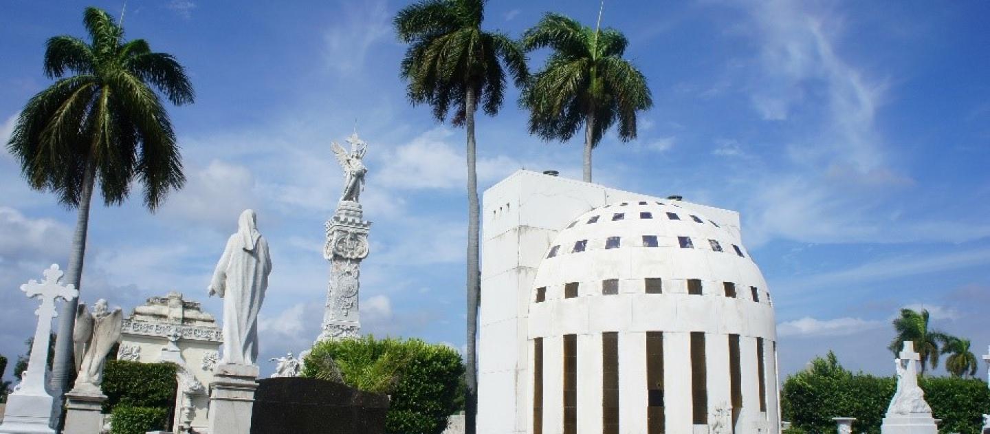 Colon cemetery mausoleums and tombs
