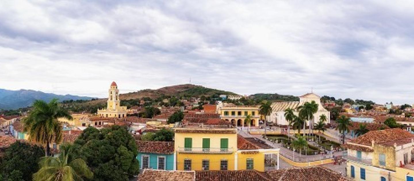 panoramic view of Trinidad rooftops