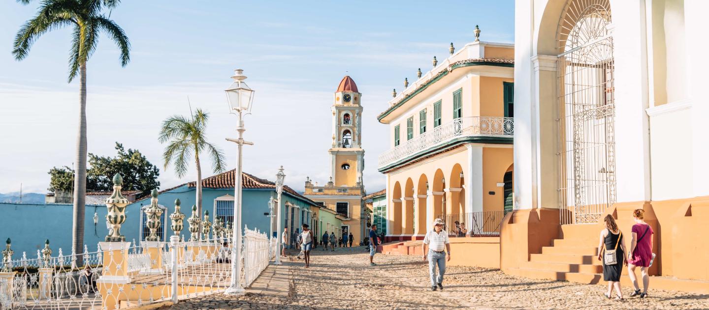A Plaza Mayor de Trinidad, Cuba
