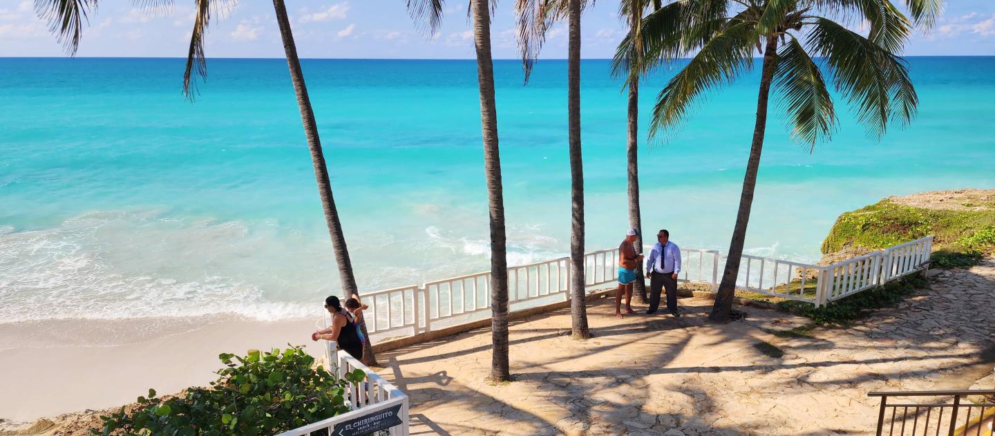 O mar azul-turquesa de Varadero