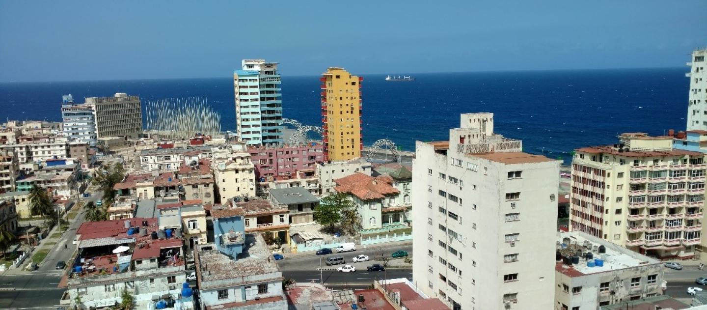 city view of Vedado from Focsa building