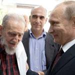 Vladimir meets Fidel in Havana